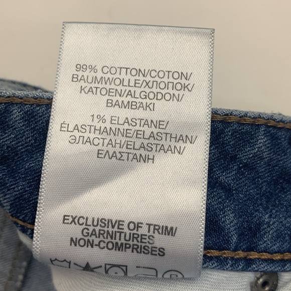 Silver Jeans Avery Slim Crop Size 31 Stretch Medium wash denim distressed NWOT - Picture 8 of 14